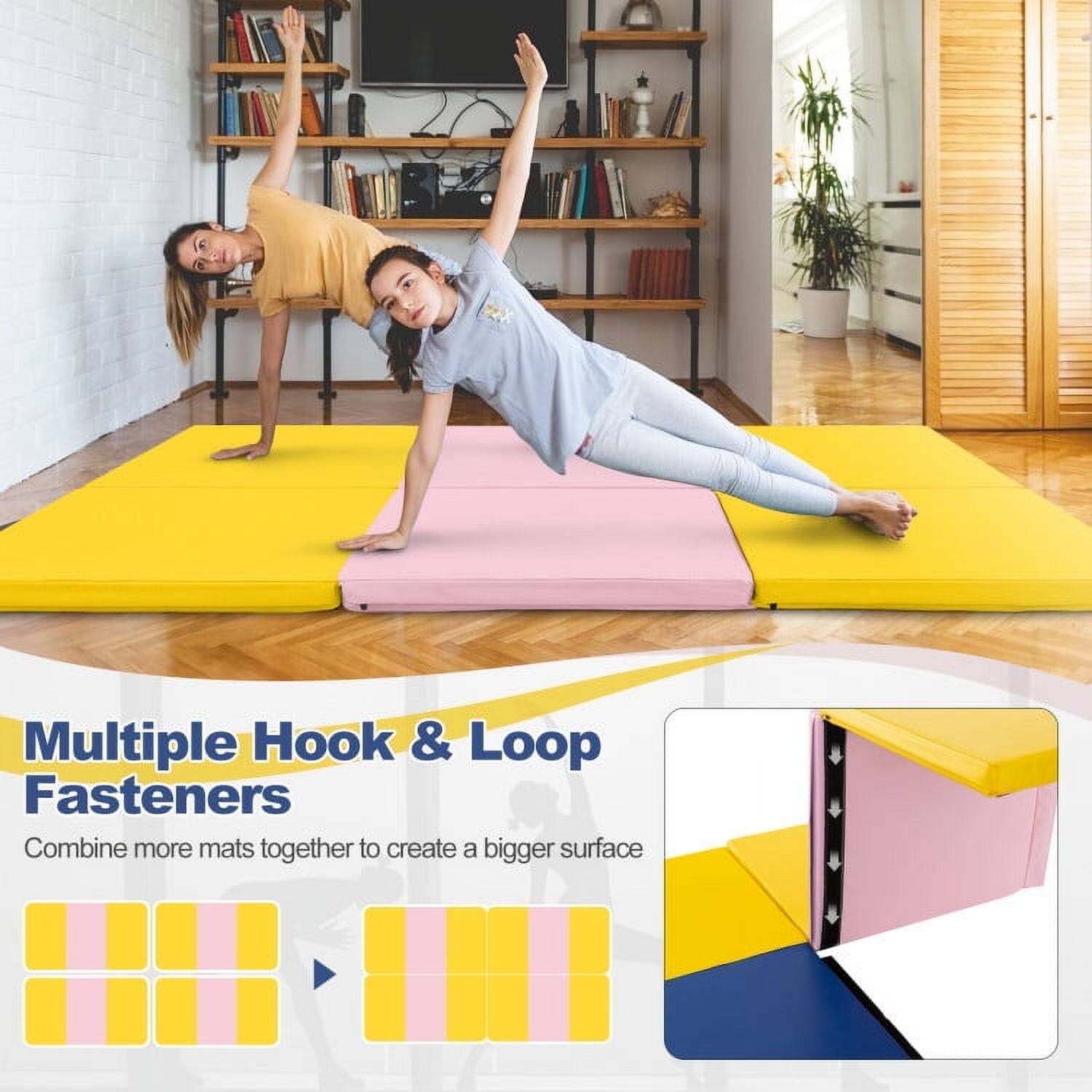 Multiple Hook & Loop Fasteners  
Combine more mats together to create a bigger surface