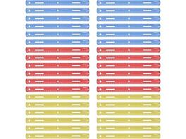 Westcott - 12" Plastic Standard Ruler, 36/Box (17722) - Assorted Colors