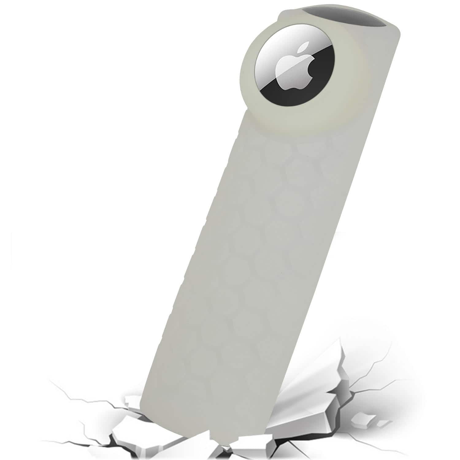 Alt View 14. SaharaCase - Amazon Fire TV Stick 4K (3rd Gen) Remote Silicone Case for Apple AirTag - Gray.