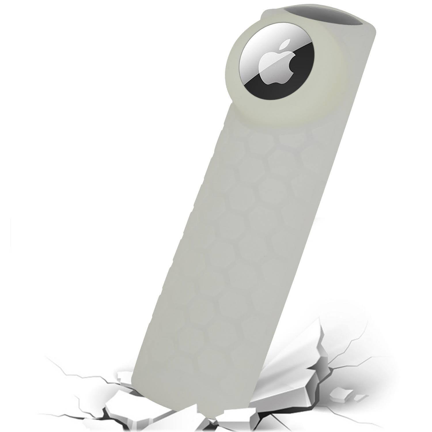 Alt View 14. SaharaCase - Amazon Fire TV Stick 4K (3rd Gen) Remote Silicone Case for Apple AirTag - Gray.