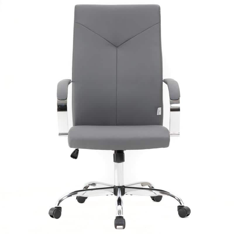 LeisureMod - Set of 8 Sonora Modern Ergonomic High-Back Leather Task Office Chair with Swivel and Tilt for Home Office - Thumbnail 5