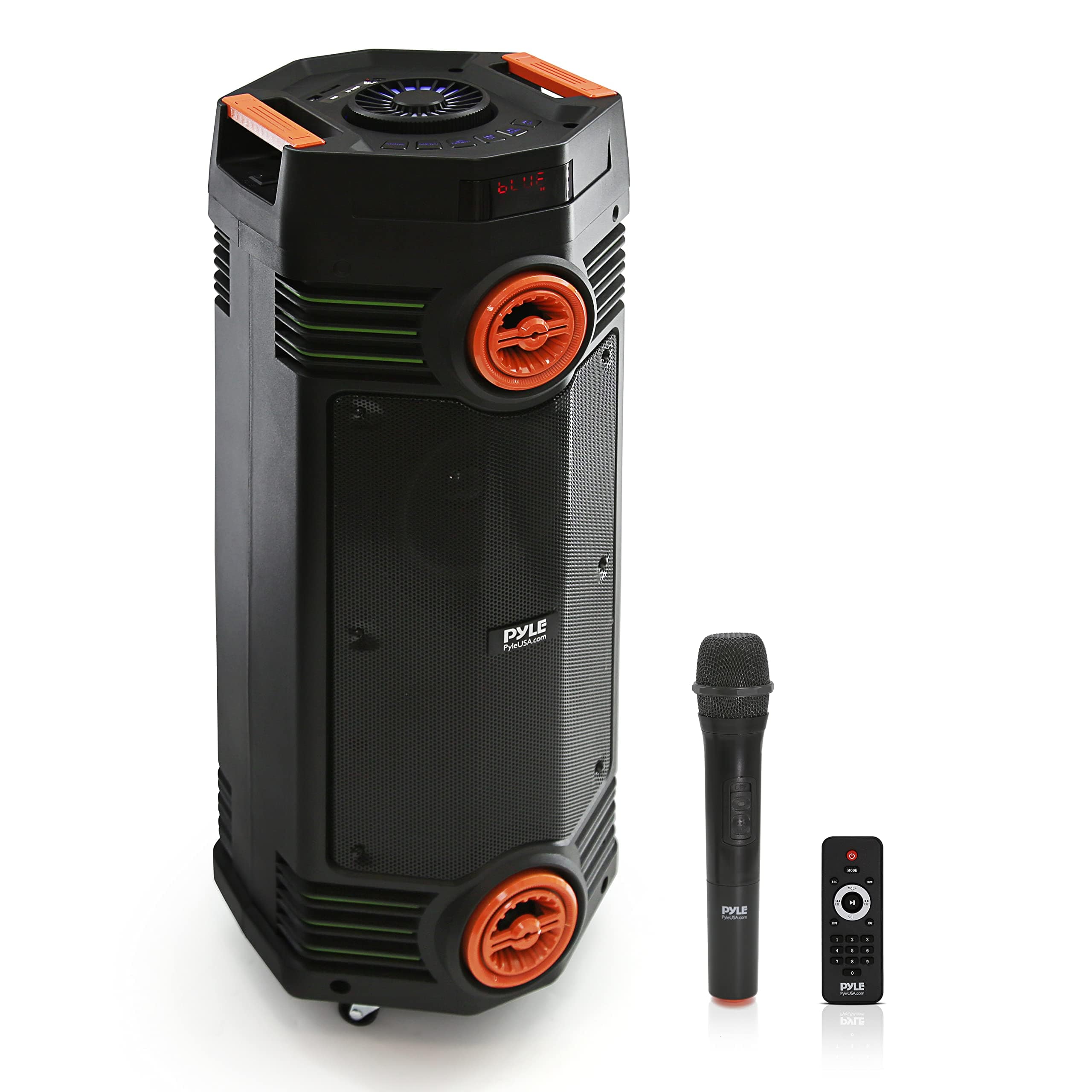 PYLE - Portable Bluetooth PA Speaker - 300W Dual