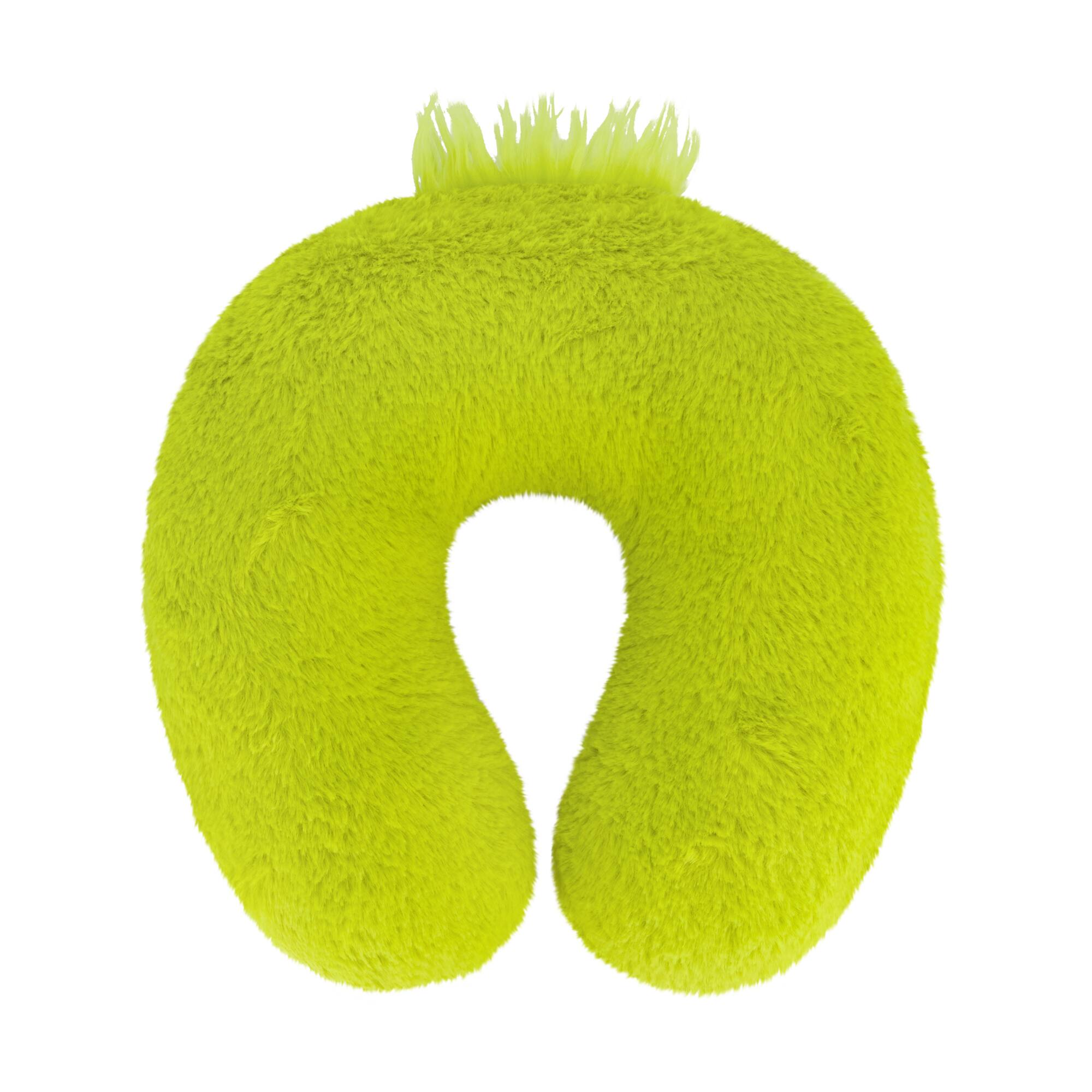 Back. Concept One - THE GRINCH BIG FACE KNECK PILLOW - GREEN.