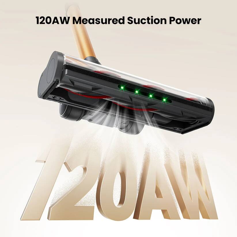 120AW Measured Suction Power