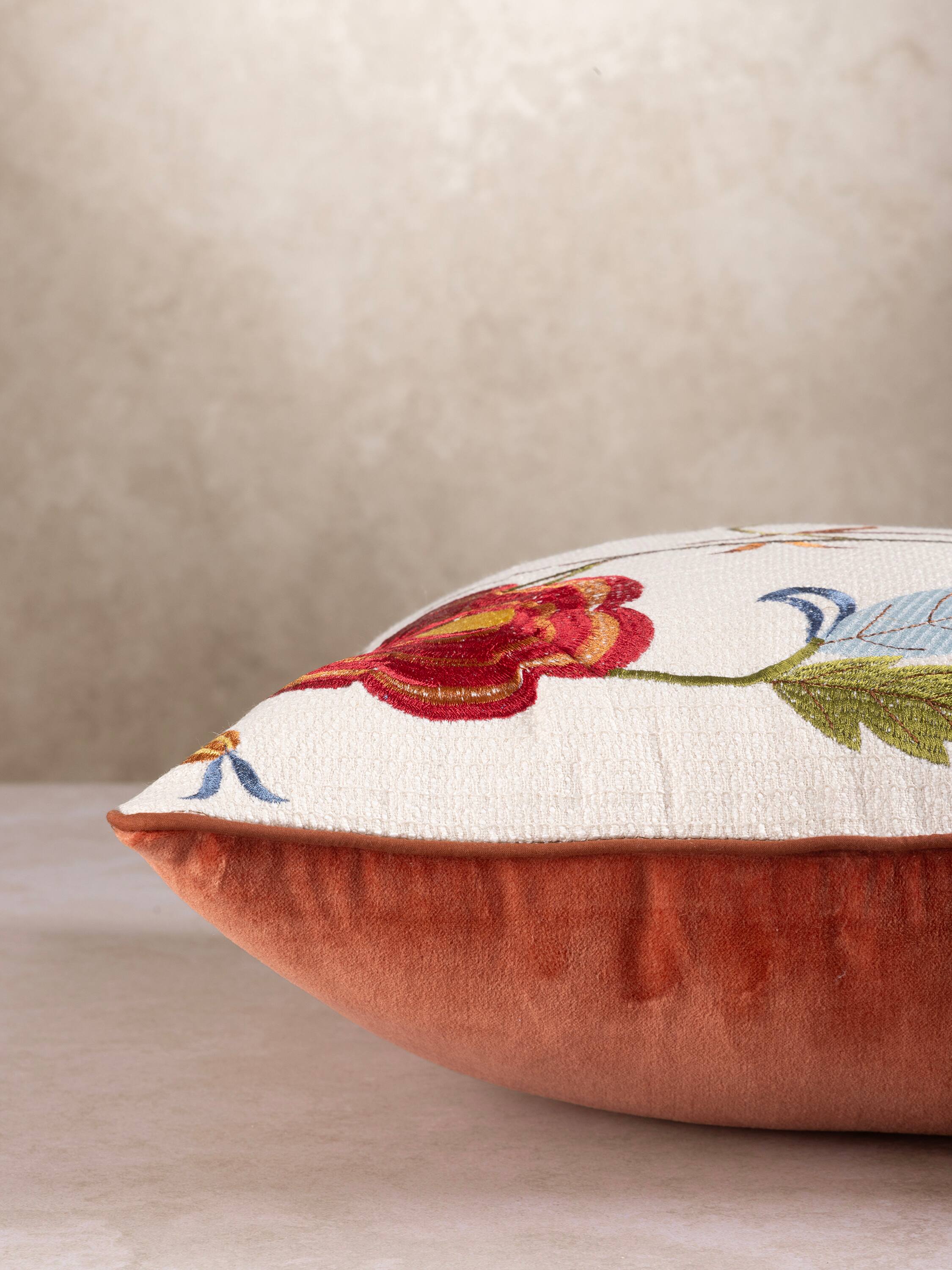Left. GAURI KOHLI - Foshan Pillow - Multicolored.