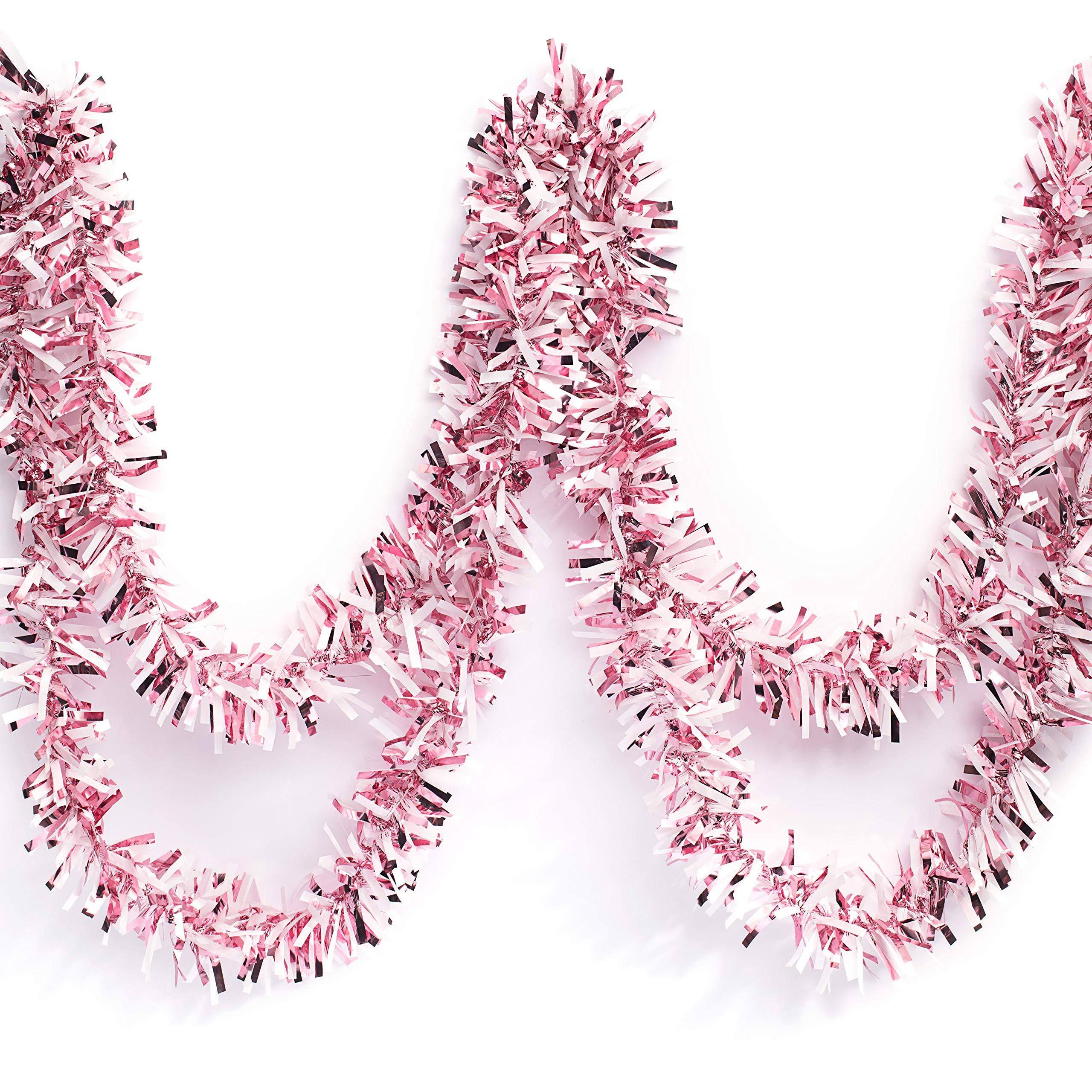 Light Pink & White Sparkle Glitter