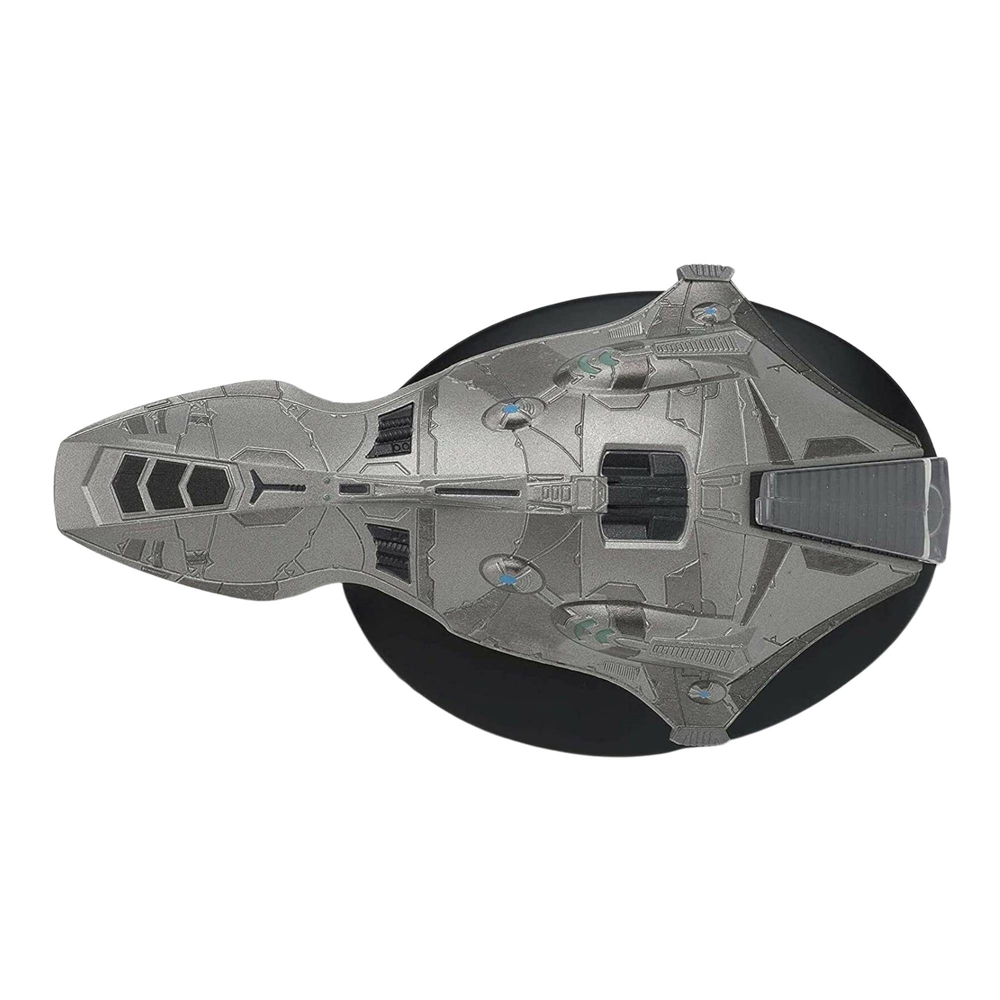 Alt View 4. Eaglemoss - Eaglemoss Star Trek Starship Replica | Gegen's Research Vessel - Black.