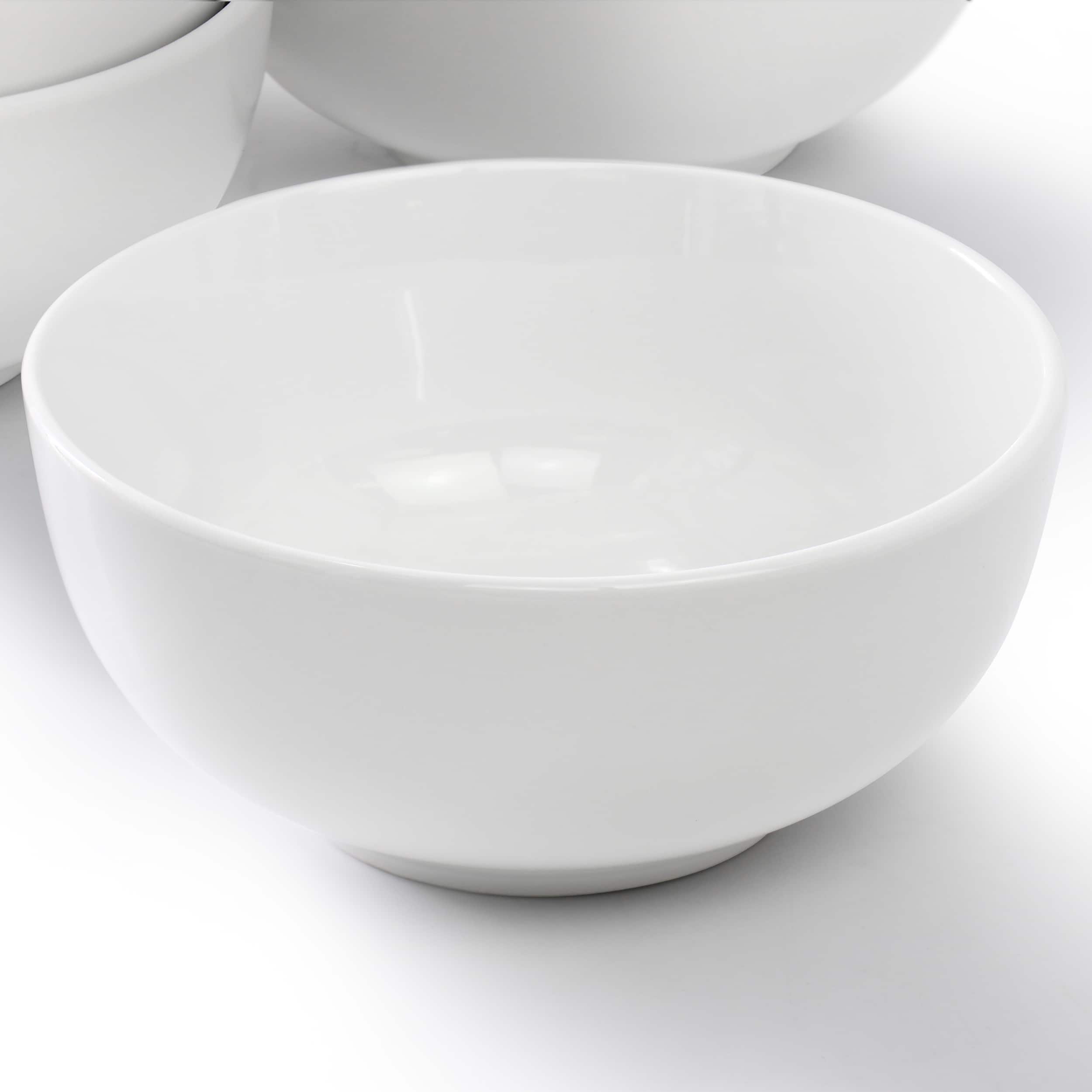 Alt View 1. Elama - Elama Professional Kitchen 12 Piece Porcelain Bowl Set in White - White.