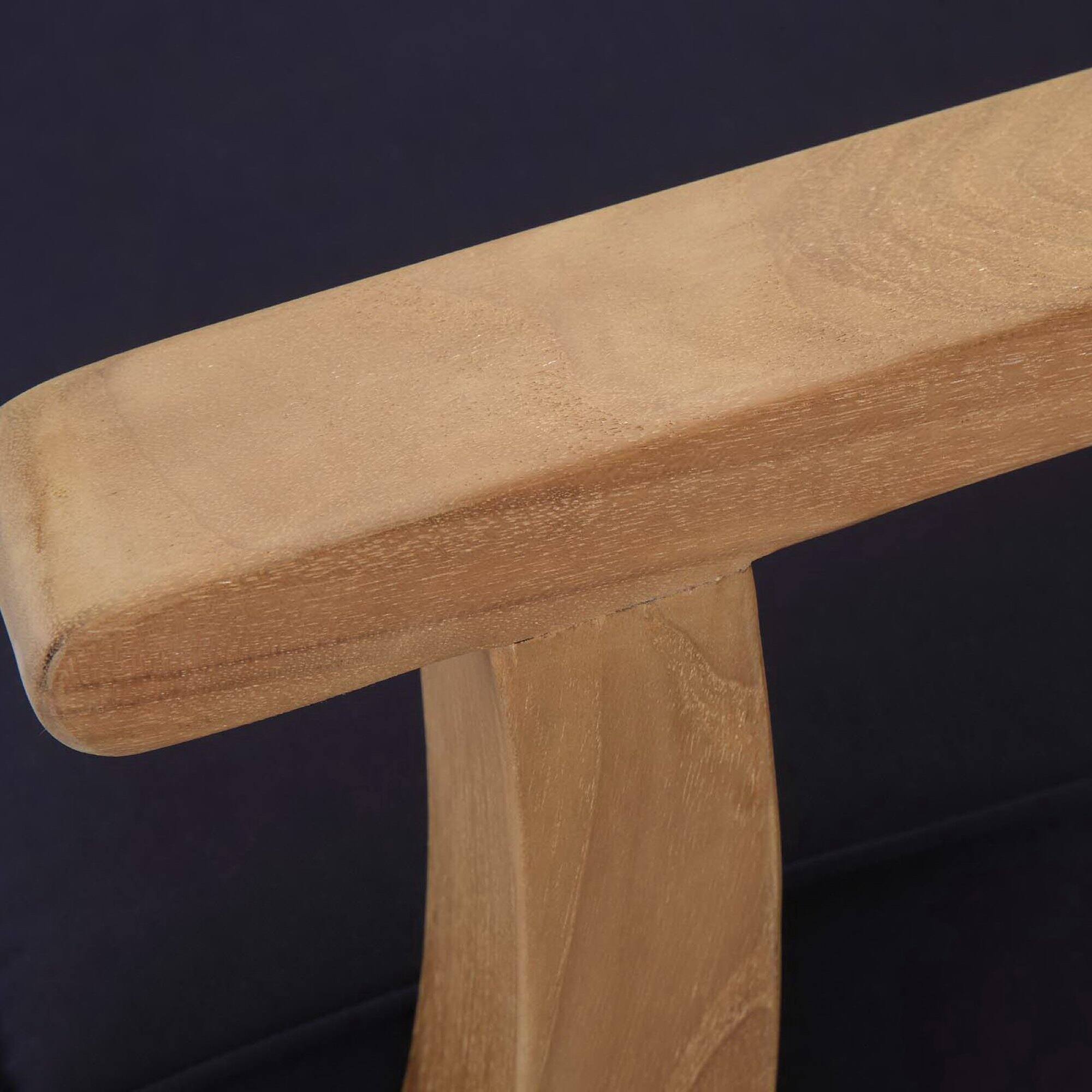 Back. Modway - Marina Outdoor Patio Teak Right-Facing Sofa by Modway - Natural Navy.