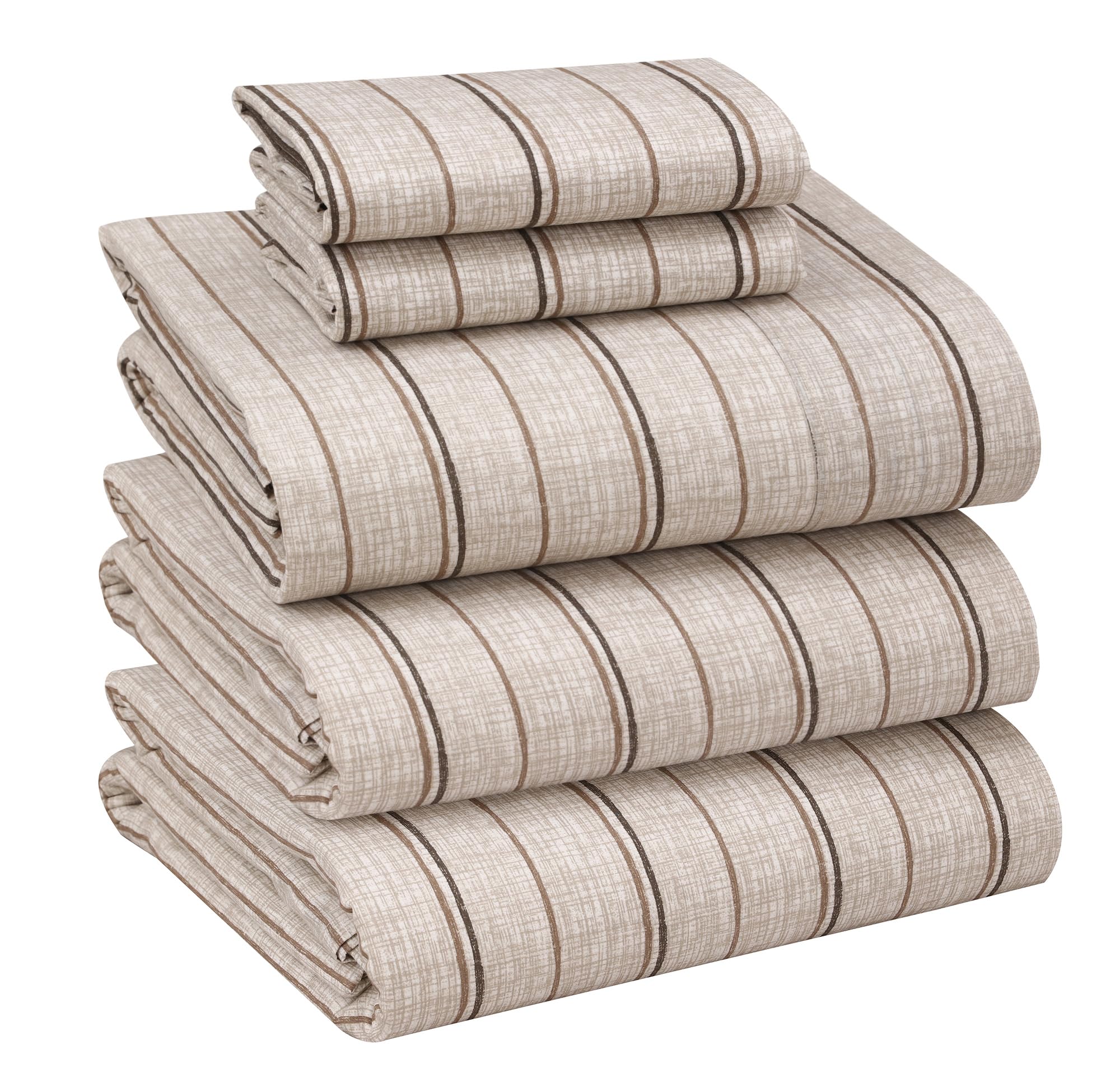 Brown Stripes Split King