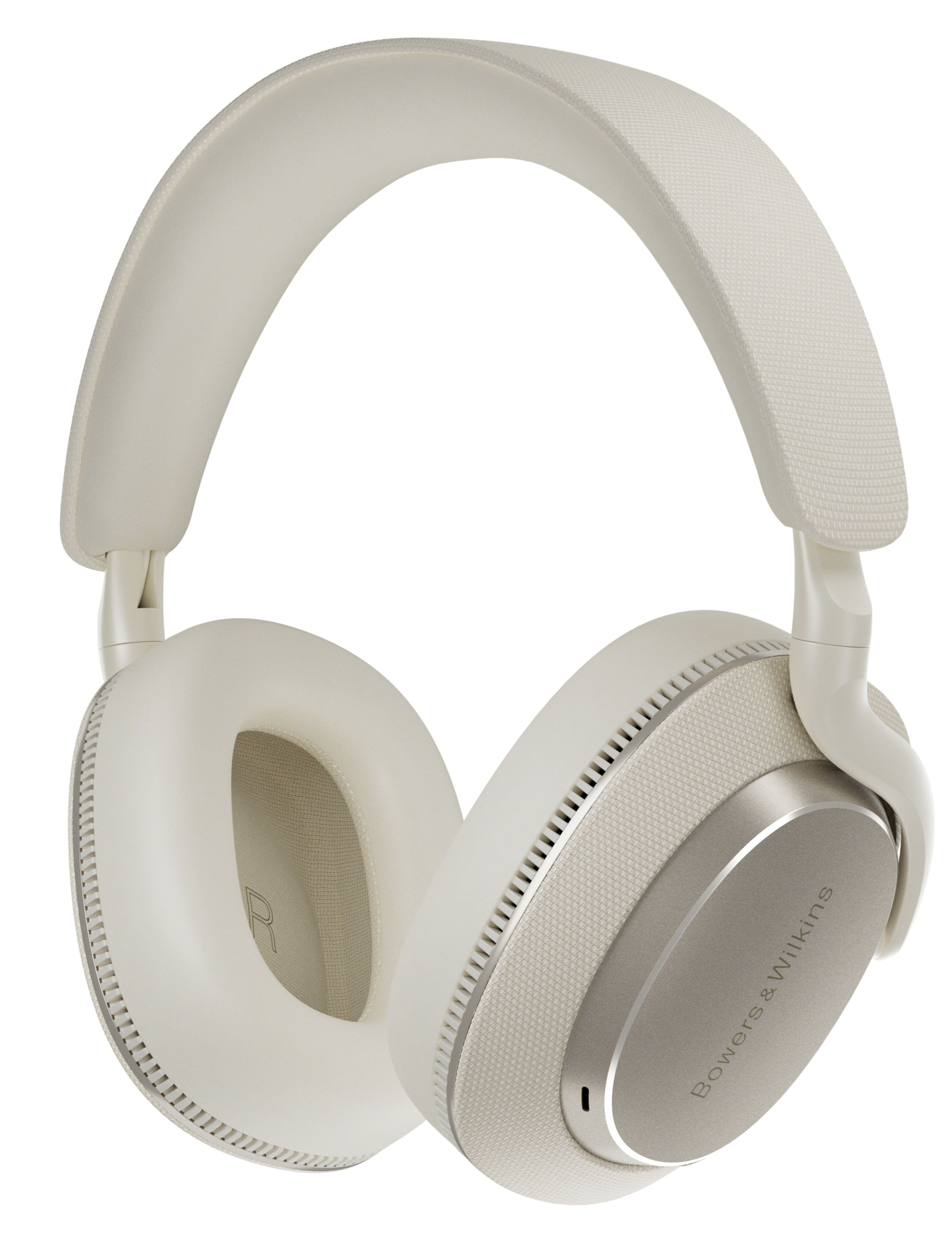 Bowers & Wilkins - Px7S3 Bluetooth Noise Cancelling Over-the-Ear Headphones - Canvas White - Front_Zoom
