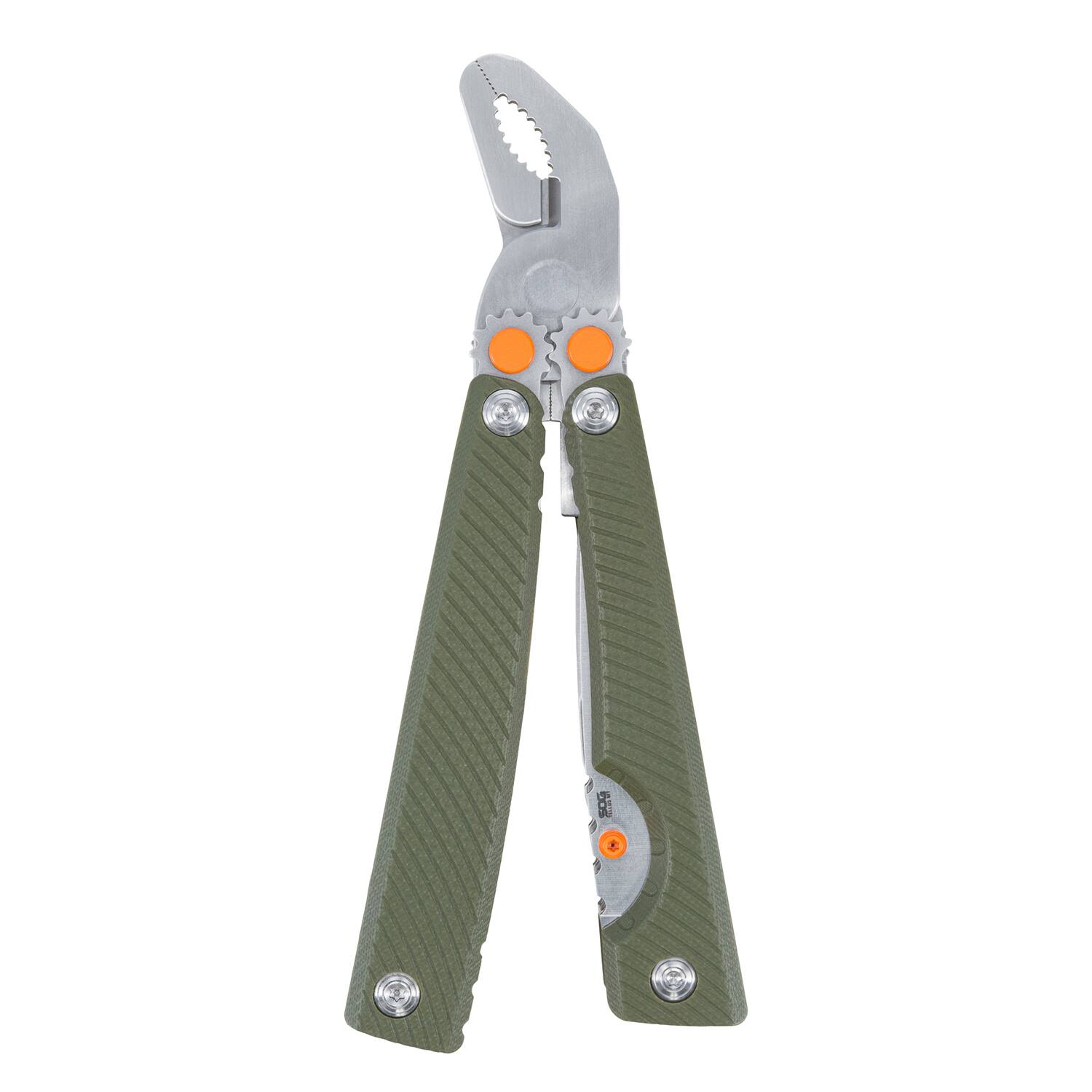 Angle. SOG - Tellus MT 15-in-1 Multi-Tool with Nylon Pouch.