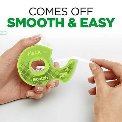 COMES OFF SMOOTH & EASY  
Magic Tape  
Scotch 3M