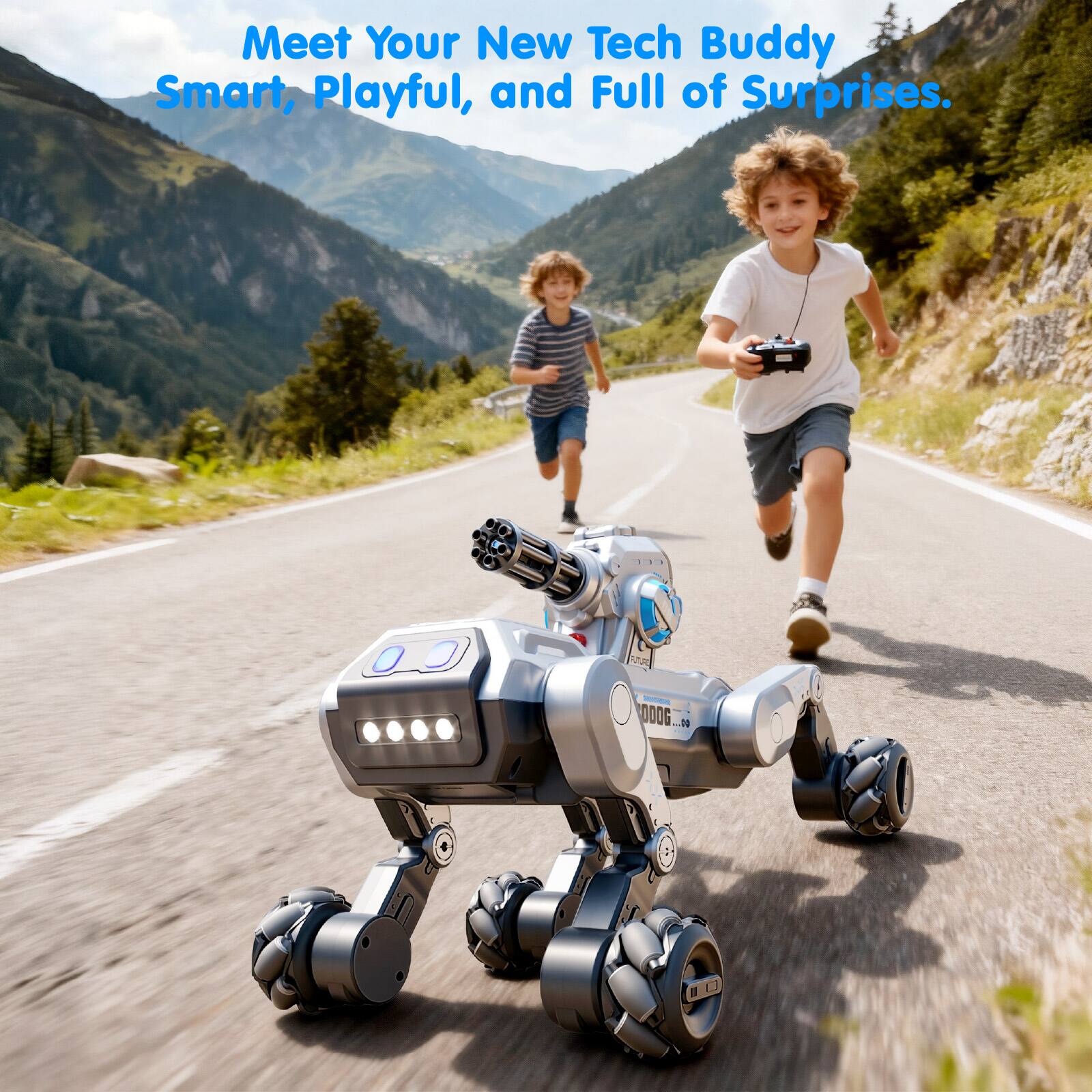 Meet Your New Tech Buddy  
Smart, Playful, and Full of Surprises.