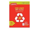 Staples - 100% Recycled 8.5" x 11" Copy Paper, 20 lbs., 92 Brightness, 500/Ream - White
