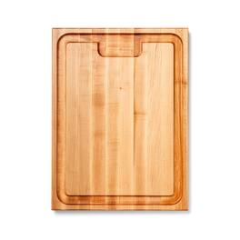 John Boos - Au Jus Wood Cutting Board with Juice Groove, 18" x 24" x 1.5" - Maple