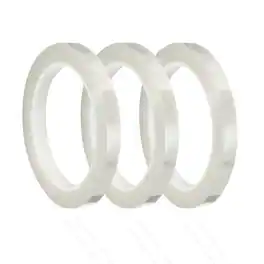 Unique Bargains - 3 Rolls Whiteboard Tape, 3/8in x 72yds Thin Dry Erase Board Grid Tape, Pinstripe Lines for Classroom, Office Use - Transparent