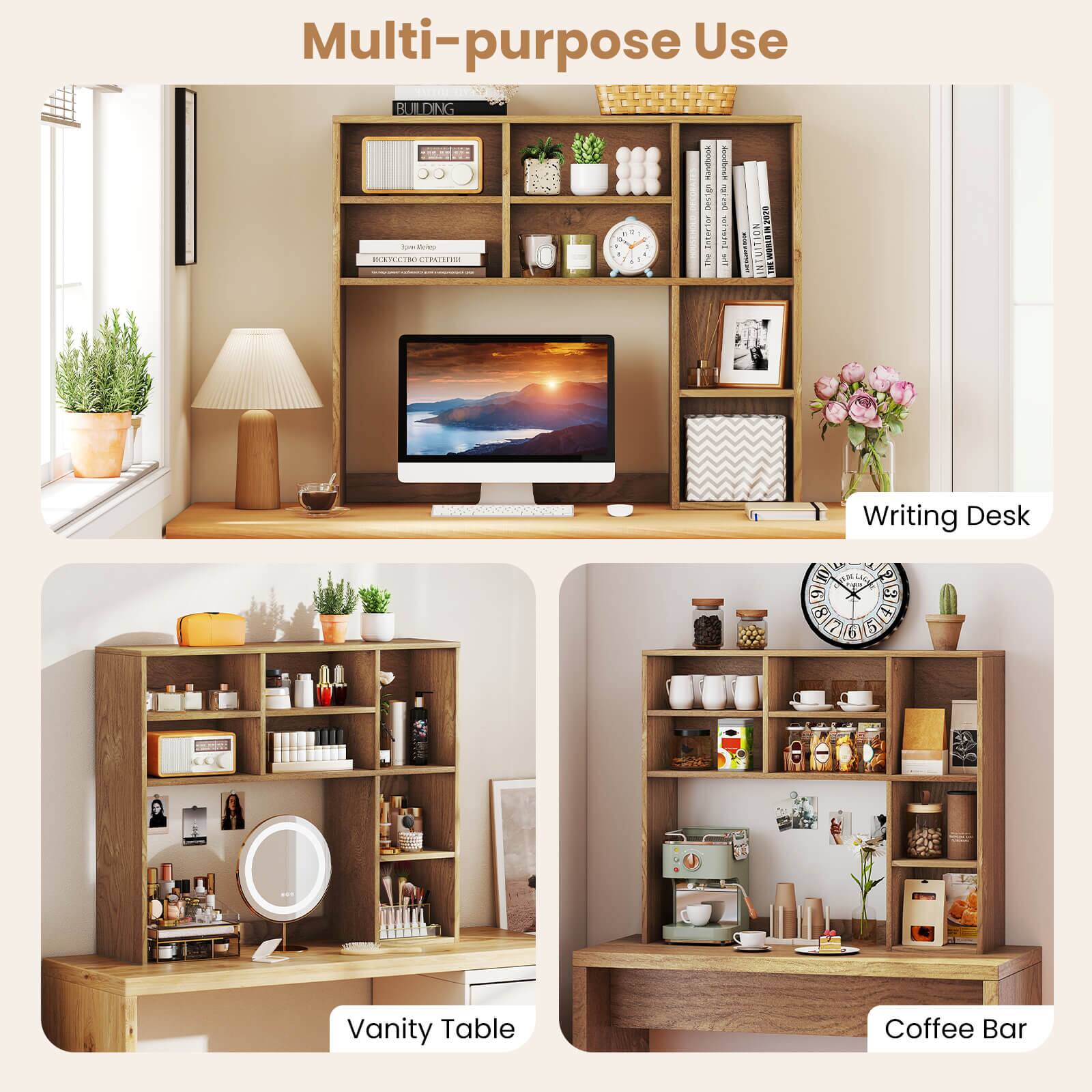 Multi-purpose Use

Writing Desk
Vanity Table
Coffee Bar