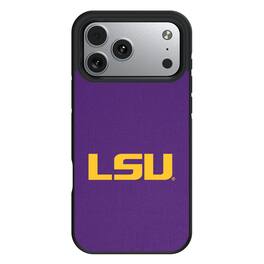 Keyscaper - NCAA - LSU Tigers Bump Case with 8.2ft Drop Protection - 15 Pro - Multicolor