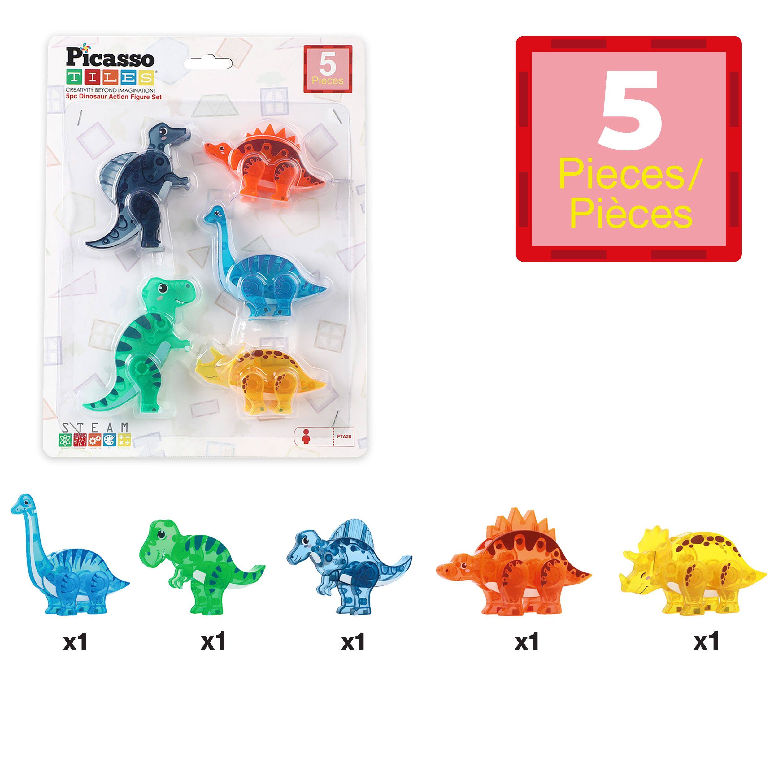 Picasso Tiles Creativity Beyond Imagination 5 Pieces 5 Pieces/ Pices STEAM - C 25 8 E - x1 x1 x1 x1 x1