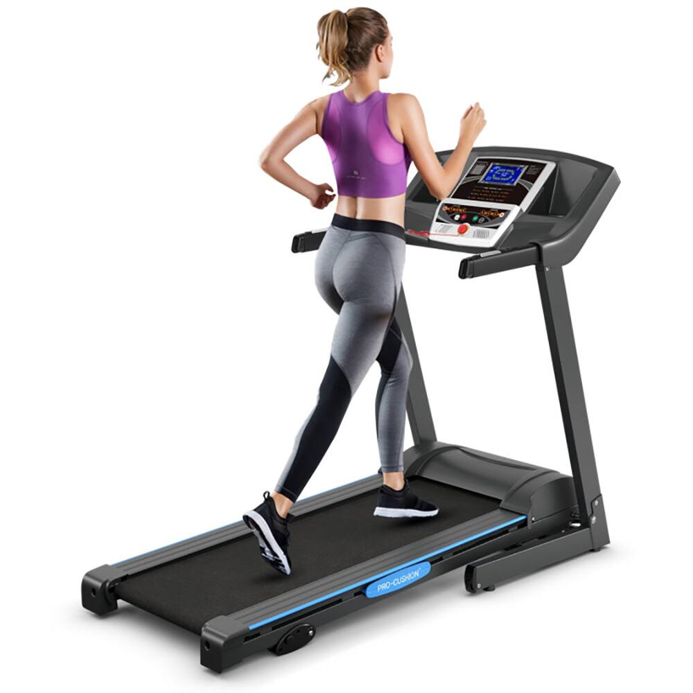 Alt View 1. Kadyn - Electric Treadmill, Walking Jogging Machine,2.25 HP Folding Electric Motorized Power Treadmill Machine with LCD Display - Gray.