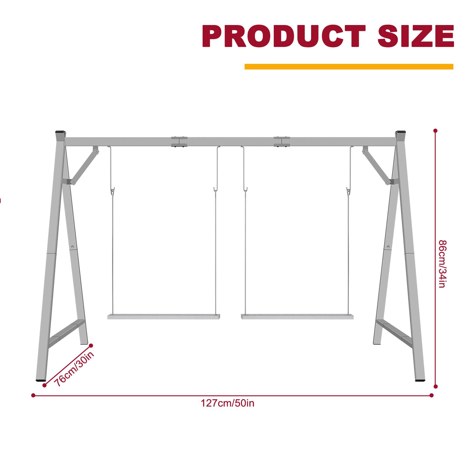 PRODUCT SIZE  
86cm/34in  
76cm/30in  
127cm/50in