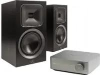 MartinLogan - Motion Foundation B1 x WiiM Amp Bundle, with Accessories - Black - Front_Zoom