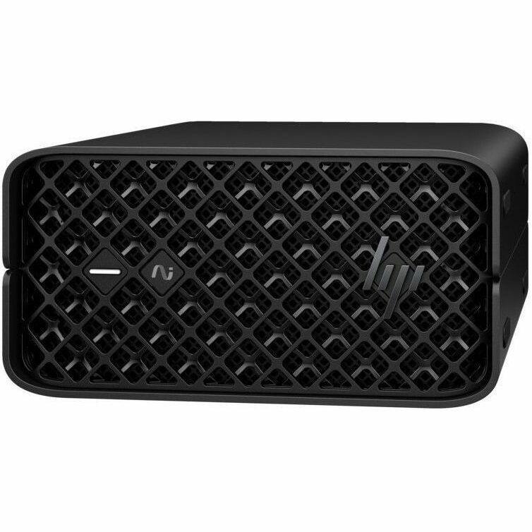 Alt View 4. HP - HP Z2 Mini G1a Workstation - 1 x AMD Ryzen AI MAX PRO 395 - 64 GB - 1 TB SSD - Mini PC - Jet Black - AMD Chip - Windows - Black.