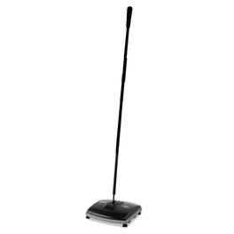 RubberMaid - Commercial FG421288BLA 44 in. Handle Floor and Carpet Sweeper - Black/Gray
