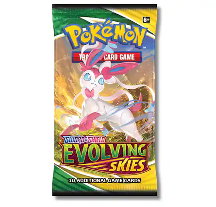 6+ Pokémon™ Trading Card Game Sword & Shield Evolving Skies 10 Additional Game Cards