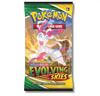 where can i buy evolving skies pokemon cards Evolving Skies Sleeved Booster Pack - SWSH07: Evolving Skies