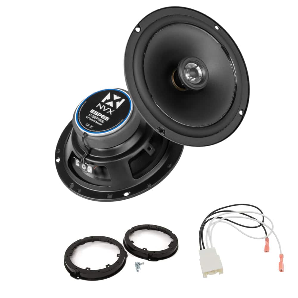NVX - 2015-2020 Ford F-150 - 6.5-Inch E-Series Rear Speaker Upgrade Kit - Black