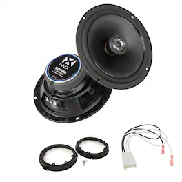 NVX - 2015-2020 Ford F-150 - 6.5-Inch E-Series Rear Speaker Upgrade Kit - Black