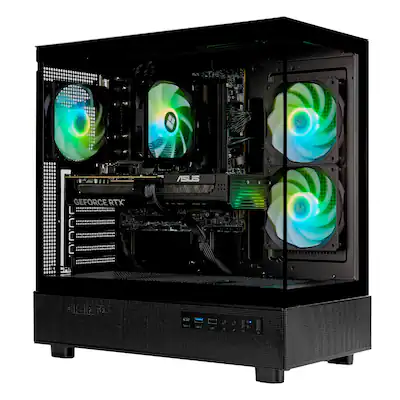 TECHNOID Glass –NVIDIA Geforce RTX 5080 –AMD Ryzen 7 9800X3D –64GB TECHNOID Glass –NVIDIA Geforce RTX 5080 –AMD Ryzen 7 9800X3D –64GB