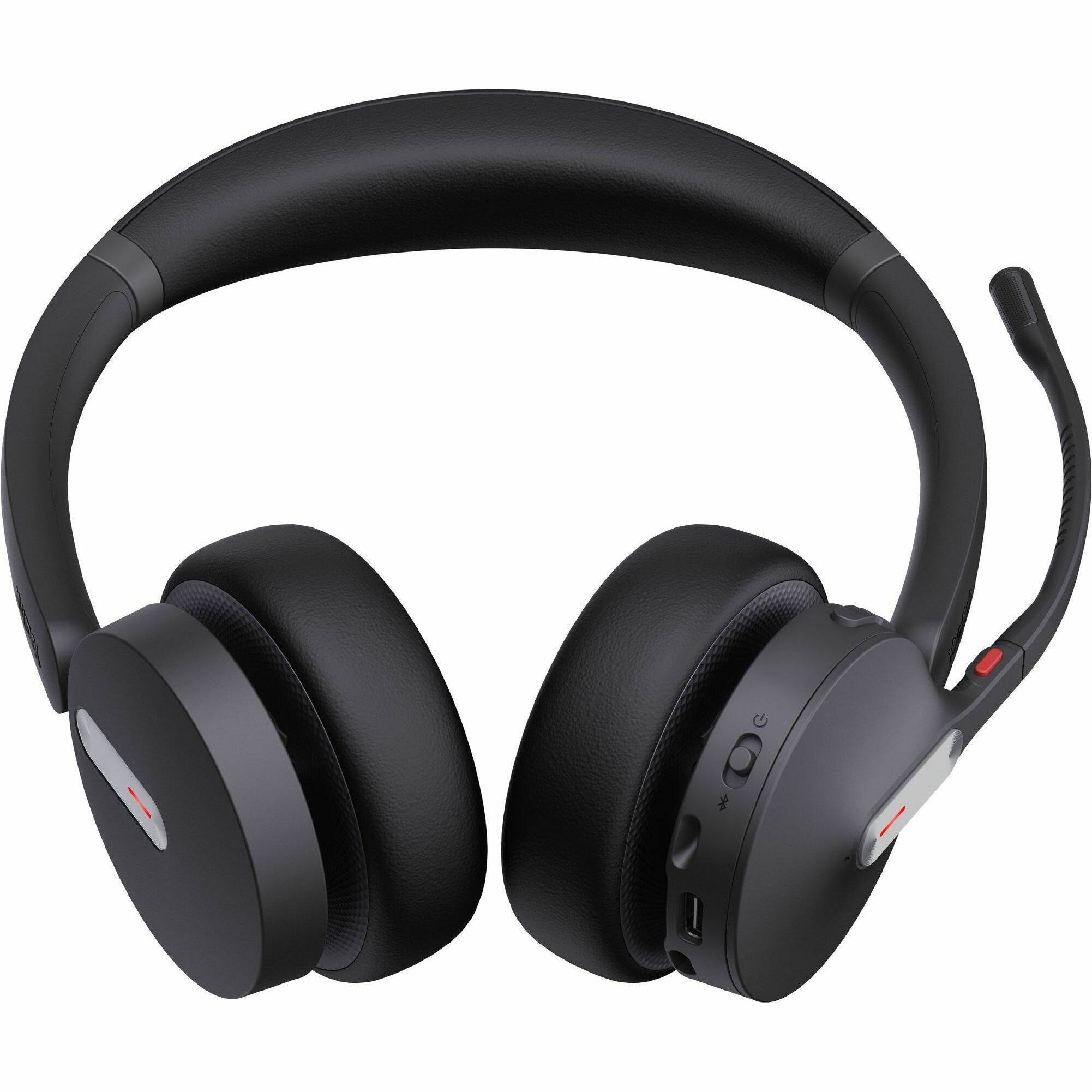 Alt View 7. Yealink - Yealink WH64 Headset - Microsoft Teams Certification - Stereo - Wireless - Bluetooth/DECT - 492.1 ft - 20 Hz to 20 kHz.