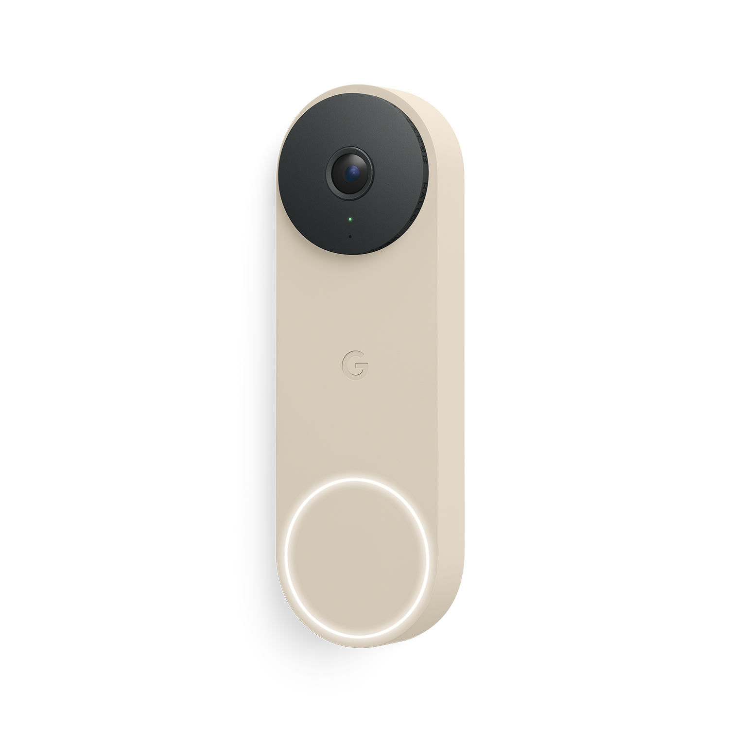 Alt View 2. Google - Nest Doorbell (wired, 3rd gen) - Latest Model - 2K Video and Gemini - Linen.