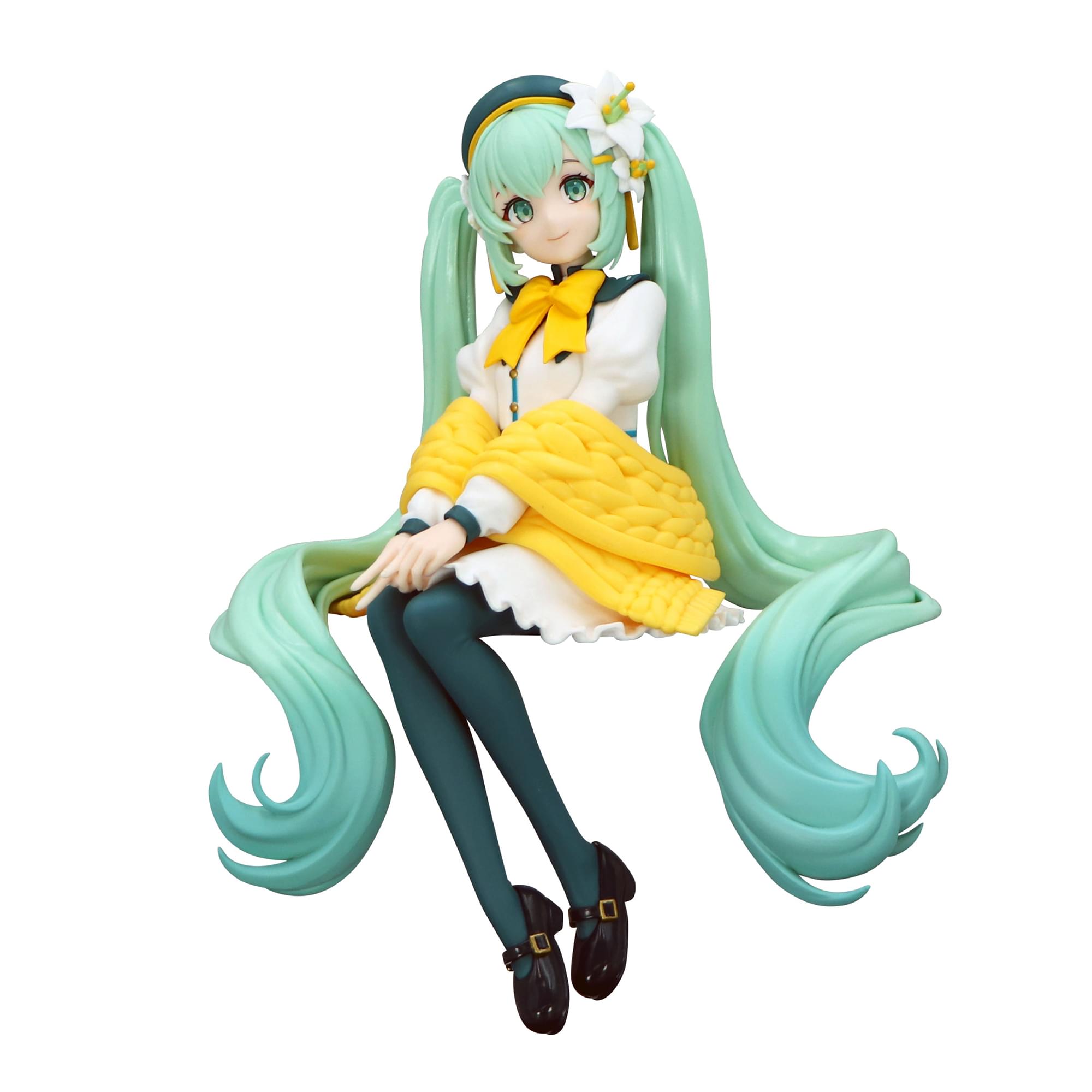 Little Buddy - Vocaloid Noodle Stopper Figure | Hatsune Miku Flower Fairy Lily Version - White
