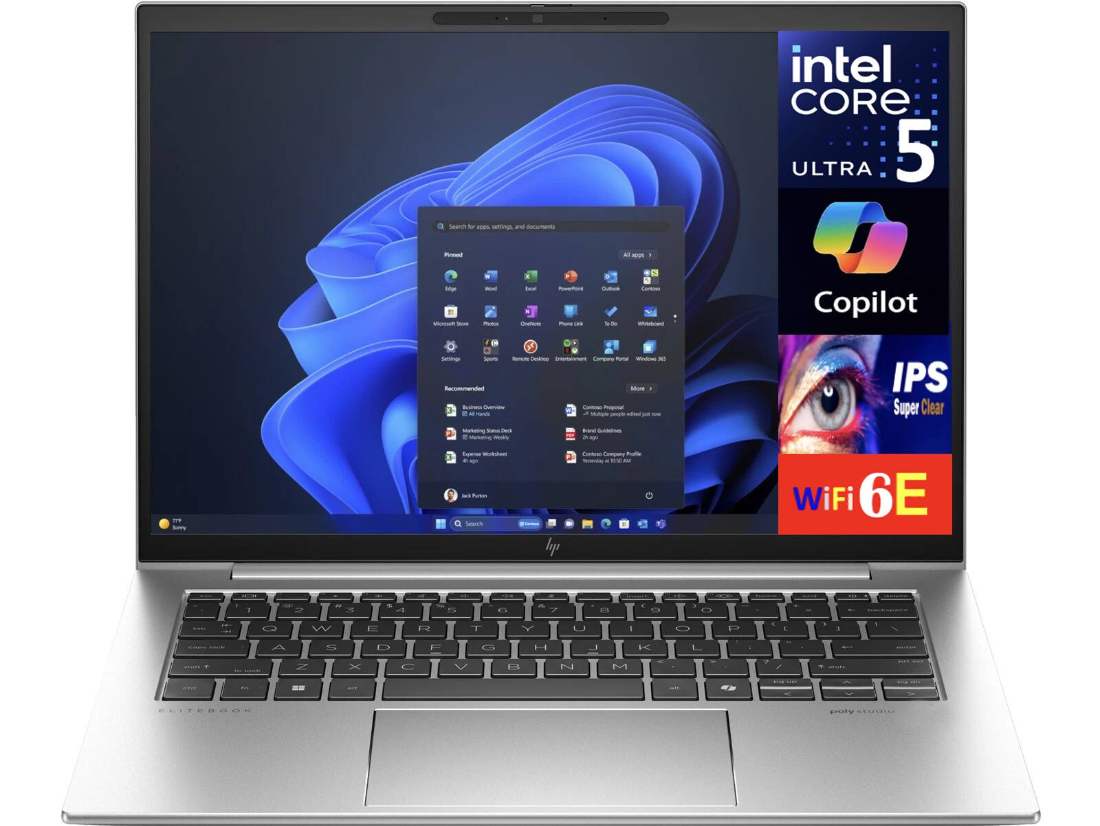 Intel Core Ultra 5  
Copilot  
IPS Super Clear  
WiFi 6E