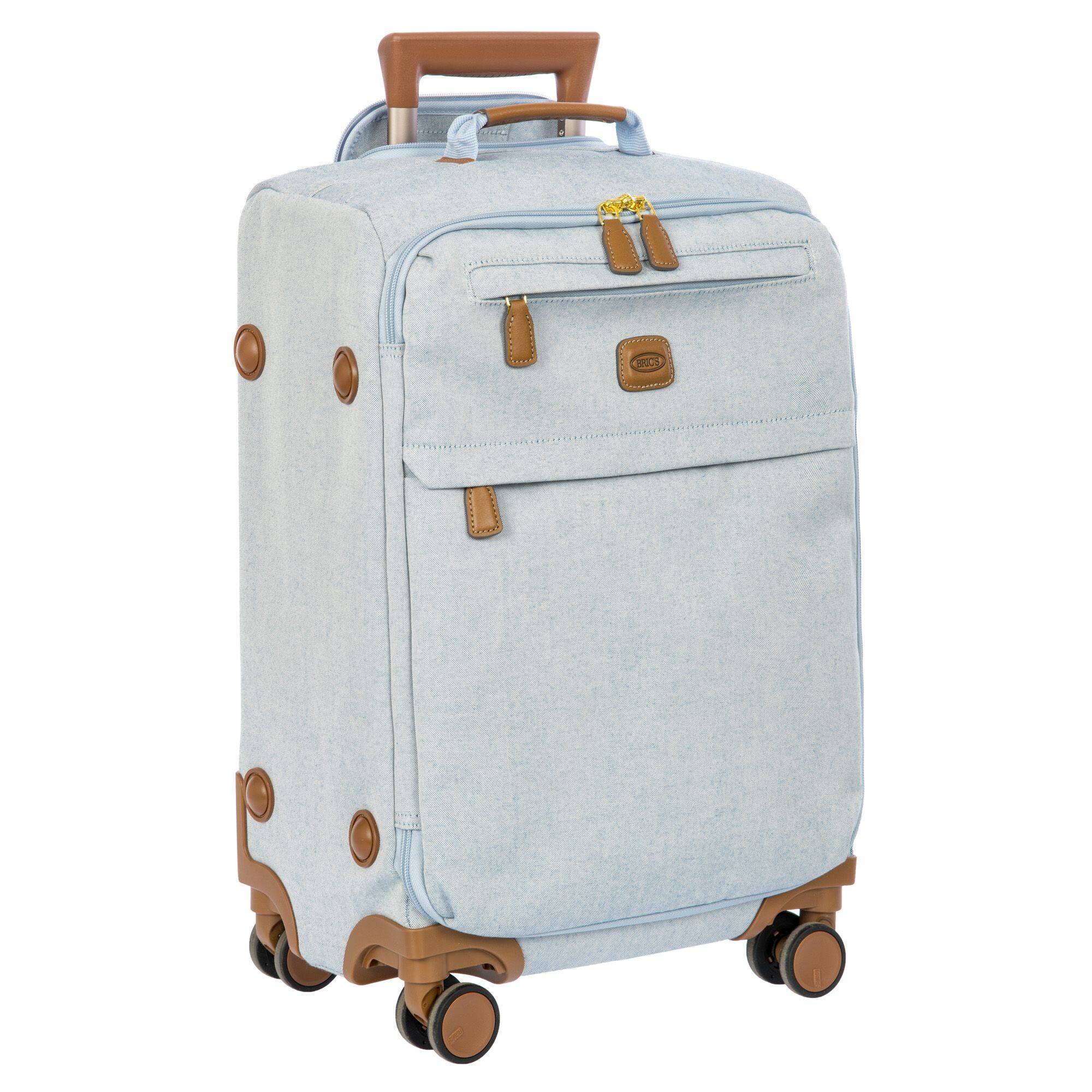 Angle. Bric's - Volterra 21" Carry On Spinner Luggage - Ocean.
