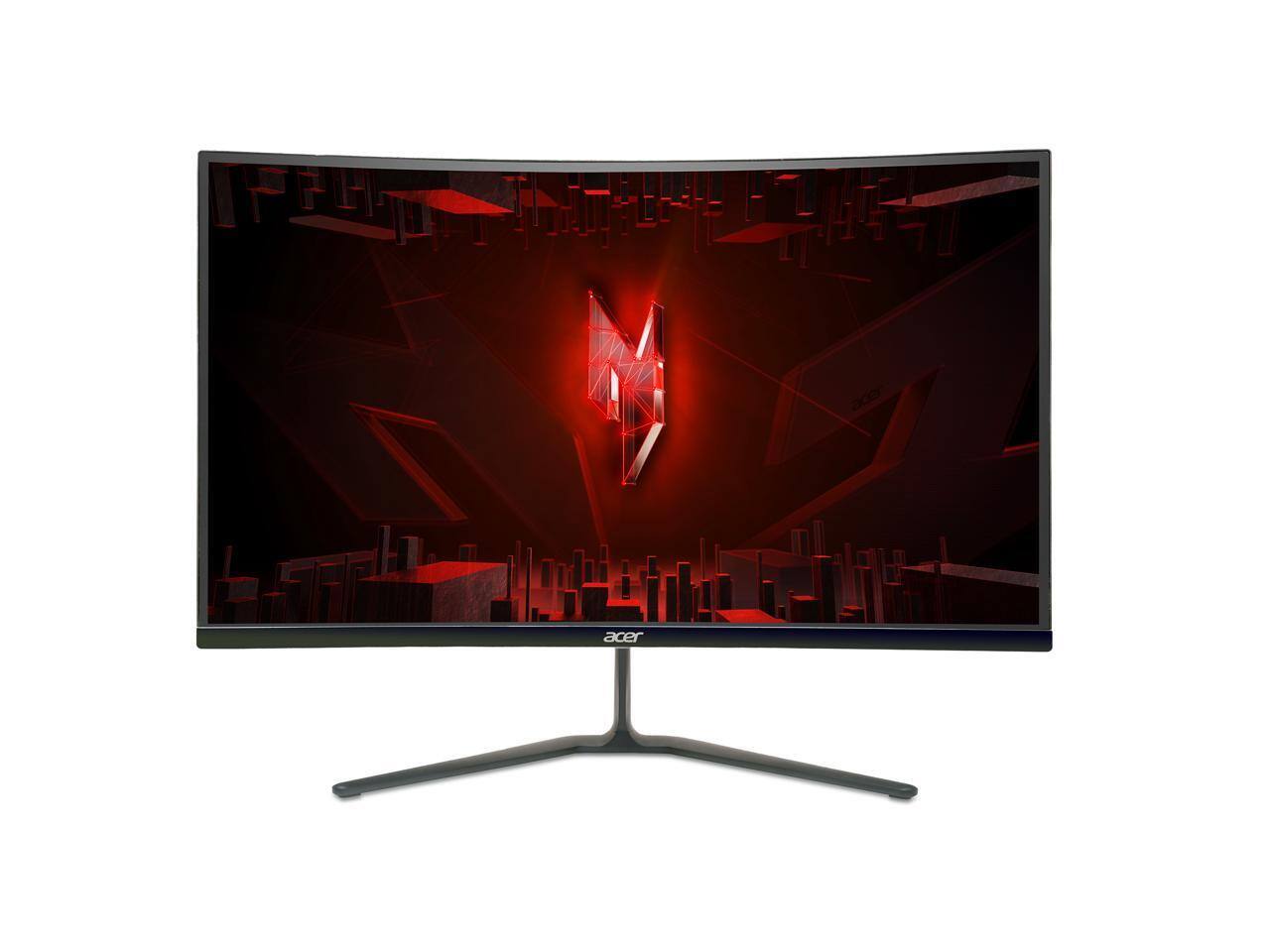 Alt View 2. Acer - Acer Nitro 27" 280Hz Curved FHD Gaming Monitor, AMD FreeSync, 1ms, DP/HDMI.