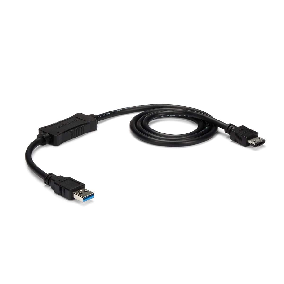 StarTech.com - StarTech 3' USB 3.0 to eSATA Adapter Cable, Up to 6Gbps Data Transfer Rate