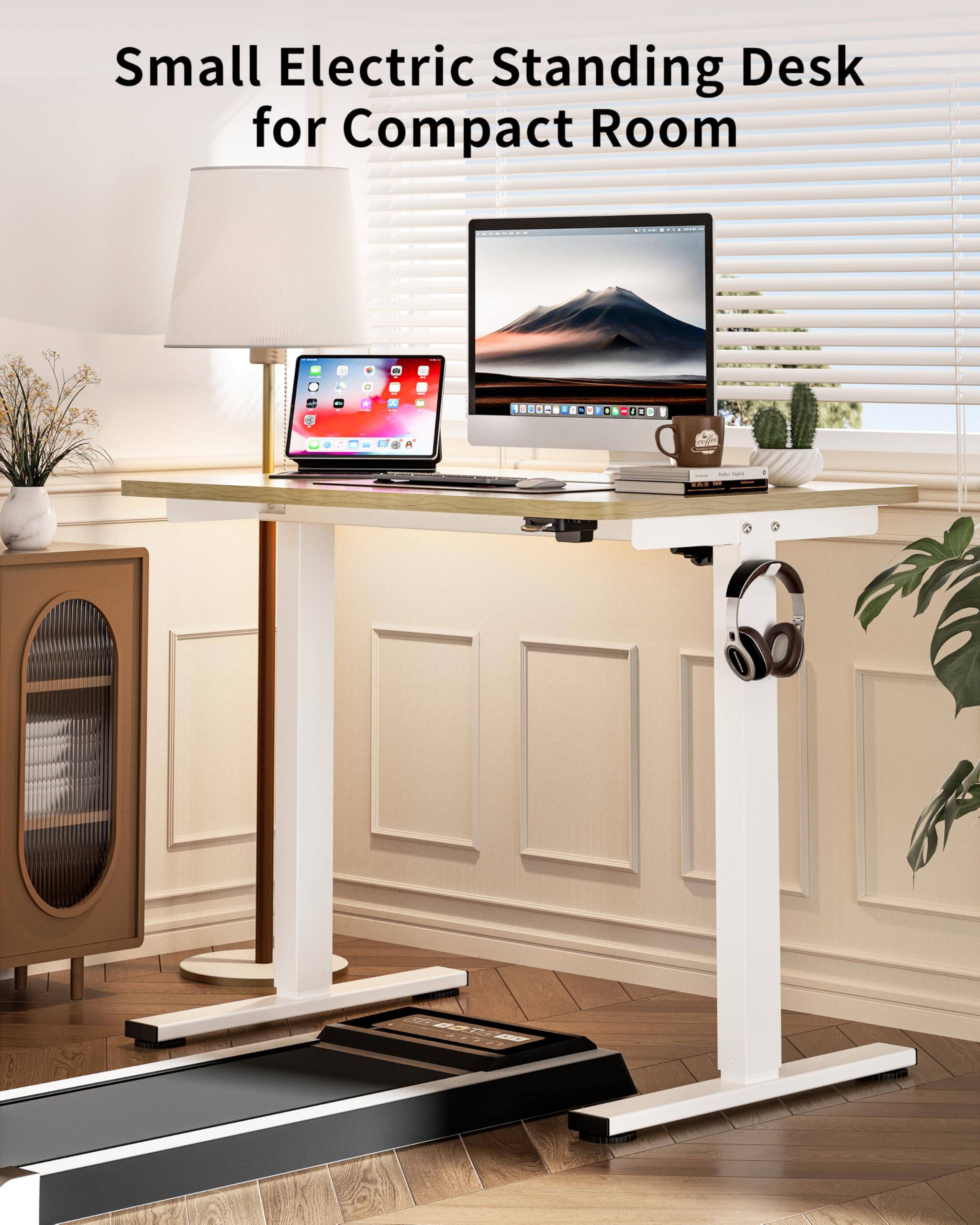 Small Electric Standing Desk for Compact Room