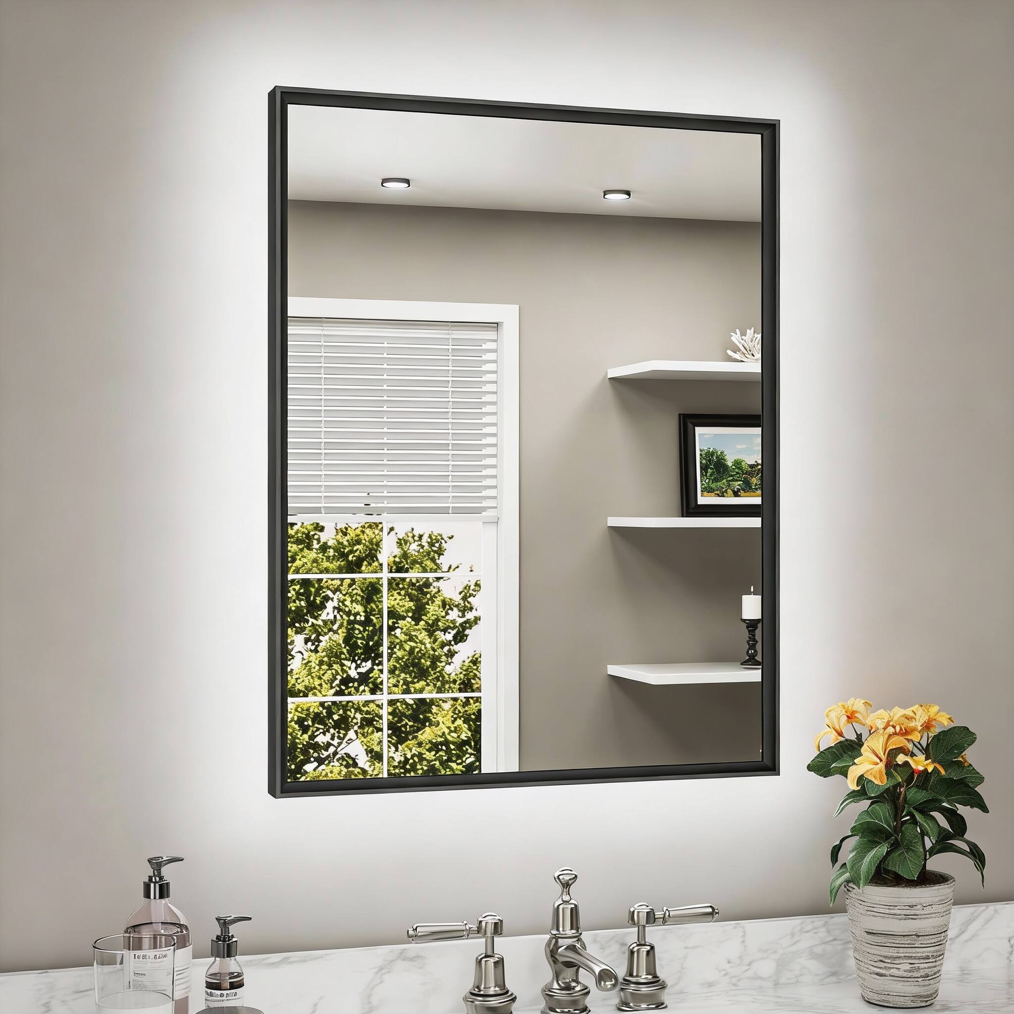 Brushed Black 32"L x 24"W