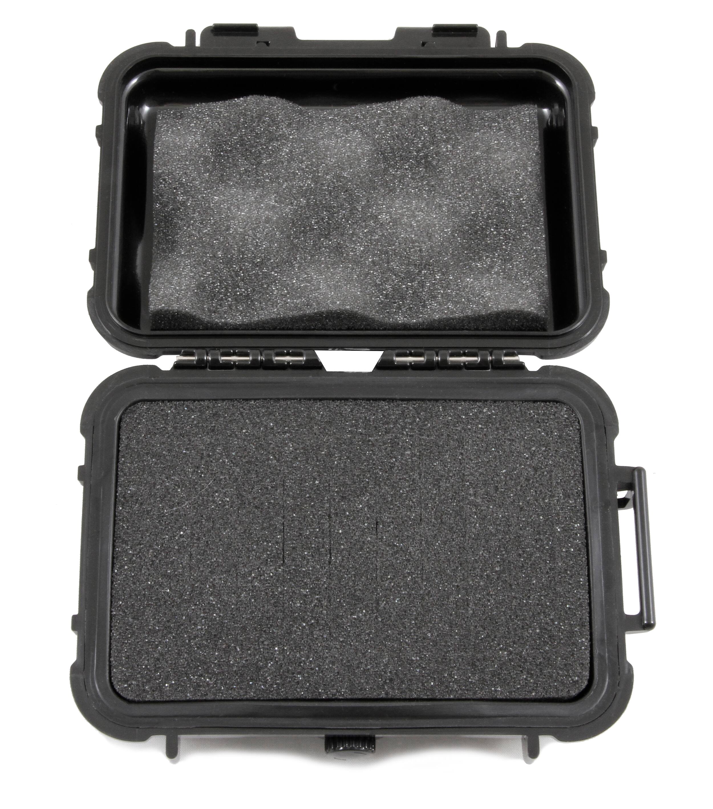 Alt View 3. CASEMATIX - Waterproof Carrying Case for Garmin Varia RearVue 820 Bike Radar Tail Light – Travel Case with Customizable Foam - Black.
