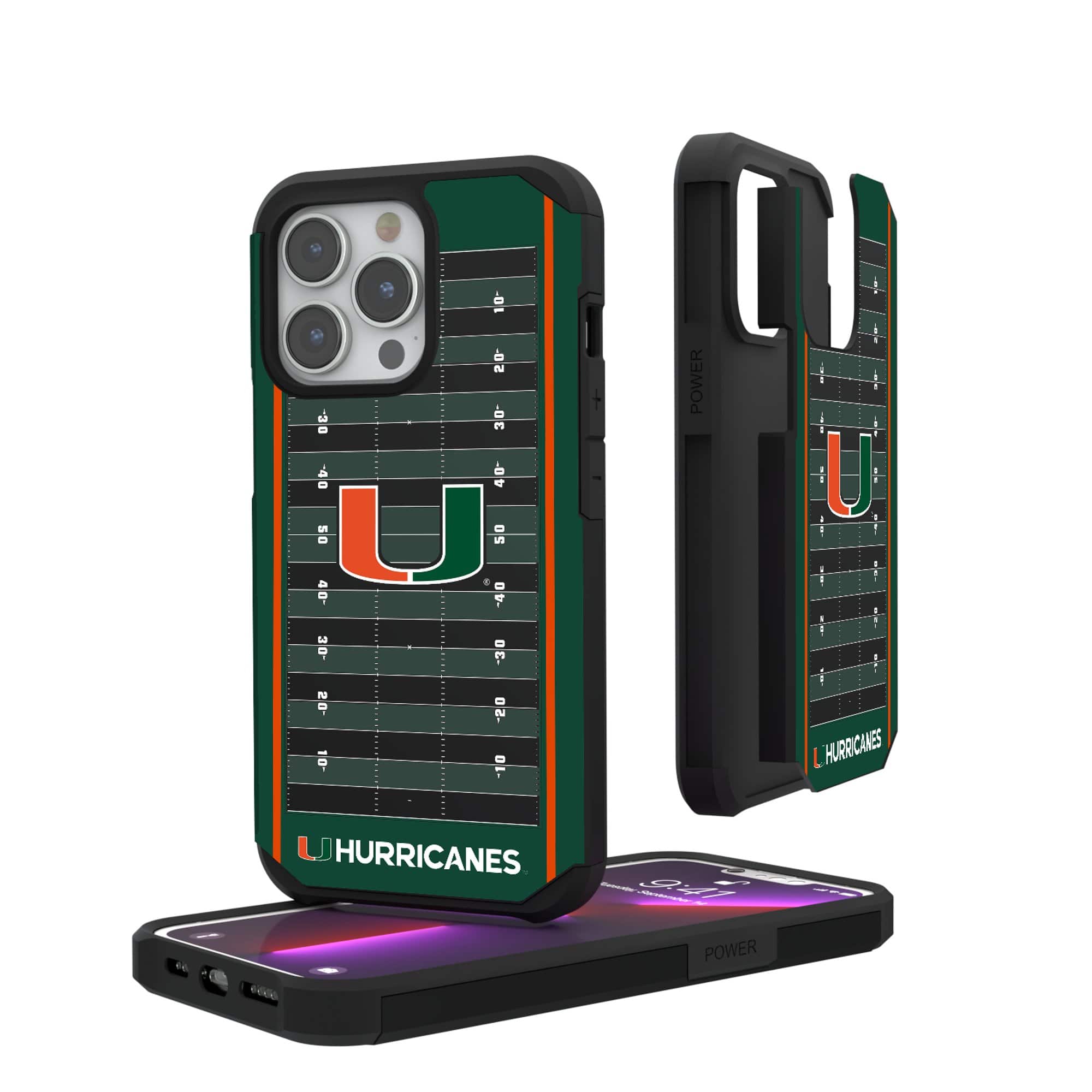 Keyscaper - NCAA - Miami Hurricanes Field iPhone Rugged Case - 12 mini/13 mini - Multicolor price history on PriceWatchPro
