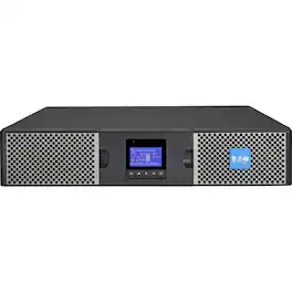Eaton - 9PX 3000VA 2700W 120V Online Double-Conversion UPS - L5-30P, 6x 5-20R, 1 L5-30R, Lithium-ion Battery, Cybersecure - Black,Silver