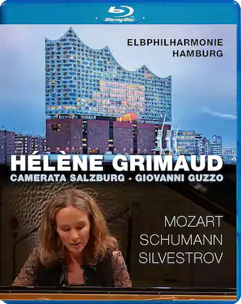 Front. Alexander Radulescu - Helene Grimaud at Elbphilharmonie Hamburg - BLU-RAY.