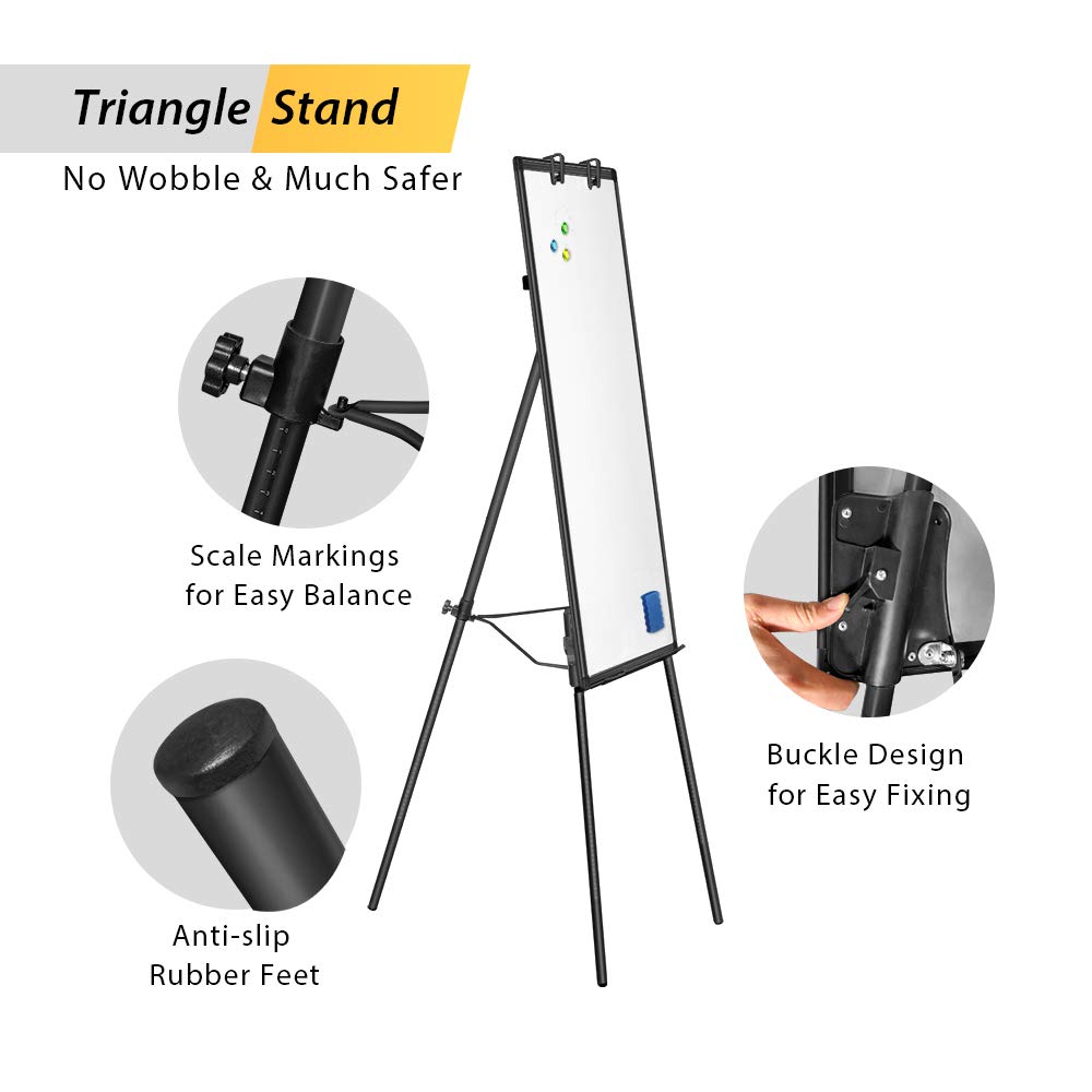Triangle Stand  
No Wobble & Much Safer  

Scale Markings for Easy Balance  

Buckle Design for Easy Fixing  

Anti-slip Rubber Feet