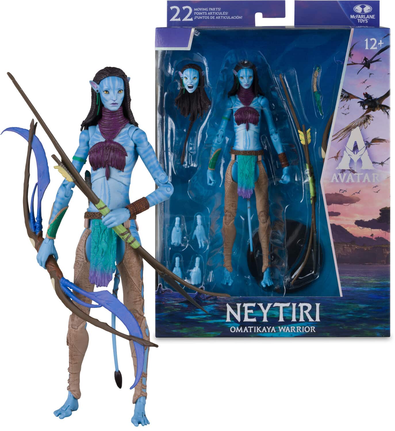 McFarlane Toys - Avatar: Fire and Ash - Collector Edition 02 - Neytiri (Omatikaya Warrior) 7" Action - COLLECTIBLES - Multicolor