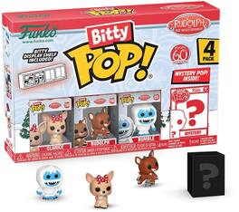 Funko - Bitty POP!: Rudolph - Clarice 4-Pack - Collectibles - Multicolor
